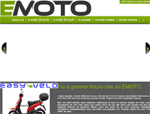 Tablet Screenshot of easyvelo.ch